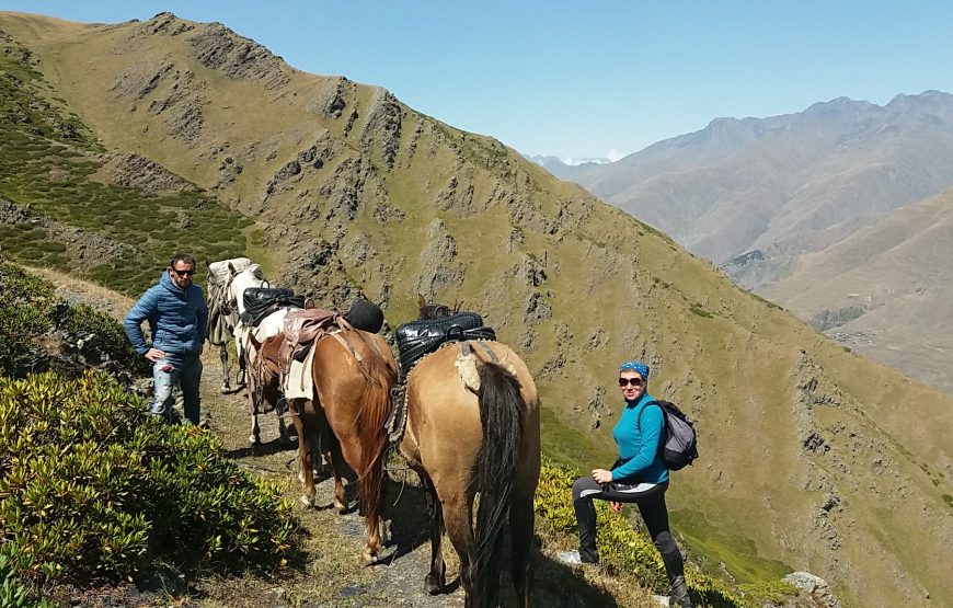 Turas žirgais Tušetijoje, Sakartvele