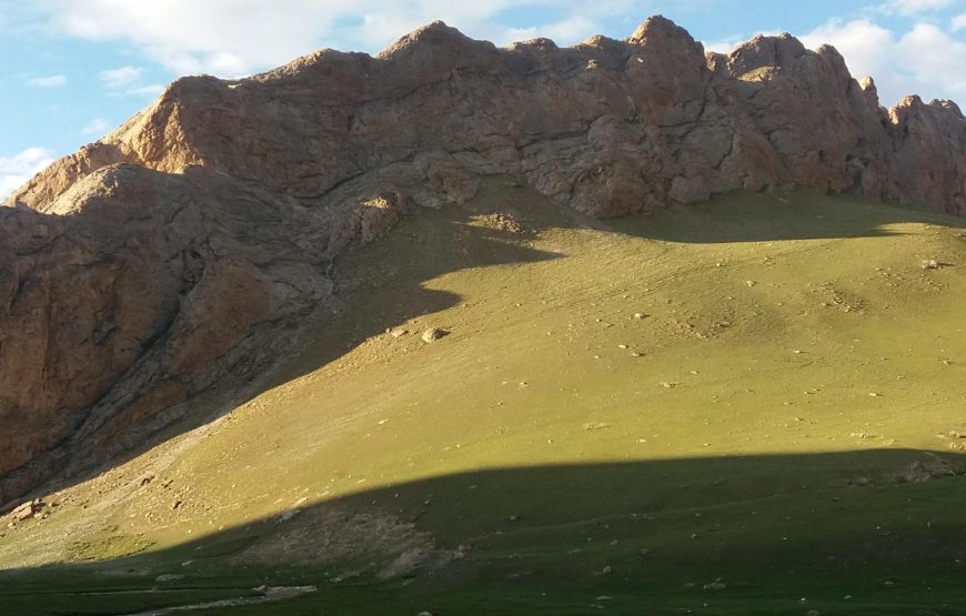 Dviejų pėrejų žygis žirgais Kirgizijoje, Ten Šanio kalnuose