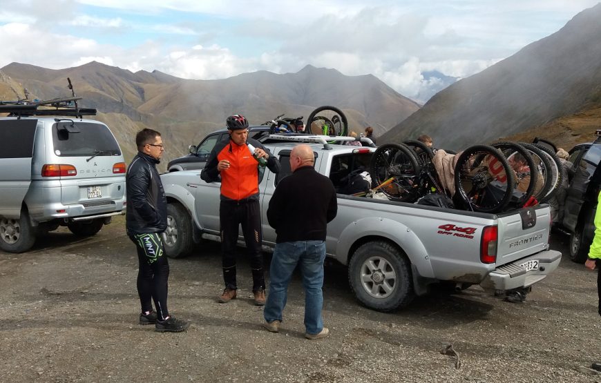 MTB dviračių žygis Sakartvele, Tušetijos regione.