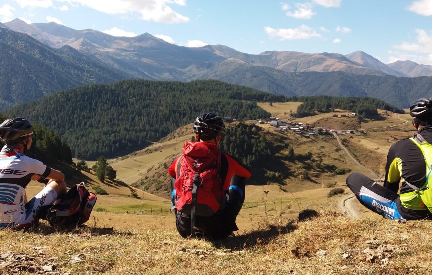 MTB dviračių žygis Sakartvele, Tušetijos regione.