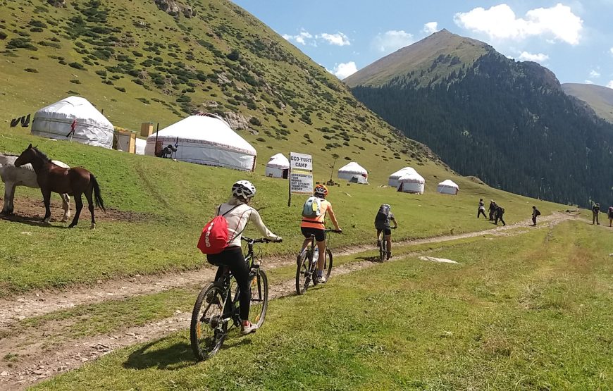 MTB dviračių turas Kirgizijoje, Tian Šanio kalnuose