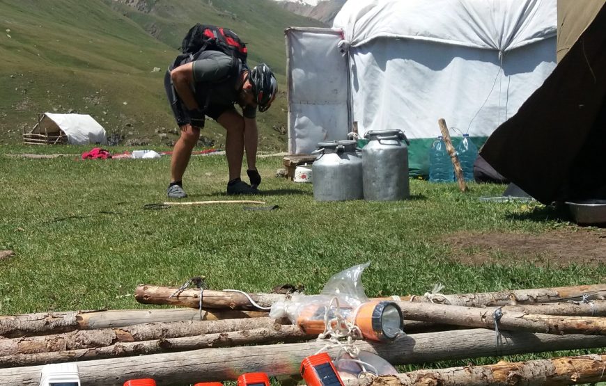 MTB dviračių turas Kirgizijoje, Tian Šanio kalnuose